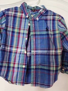 Polo by Ralph Lauren Boys' Multi-Color Plaid Button-Down Shirt